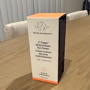 Drunk Elephant C-Tango Eye Cream with Orange Accent